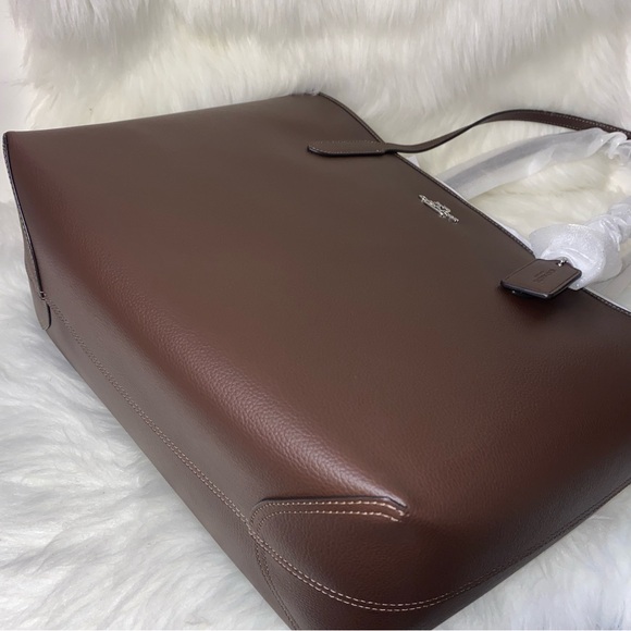 Coach 🤎 leather purse Tote bag New - Picture 6 of 13